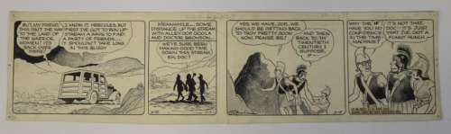 Original Pen & Ink "Alley Oop" Comic, V.T. Hamlin | misc / divers