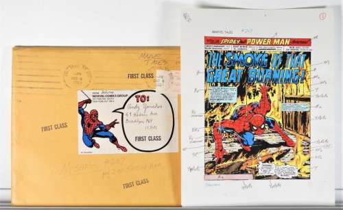 Marvel Comics Marvel Tales #207 #208 Color Guides | Bruneau & Co. Auctioneers