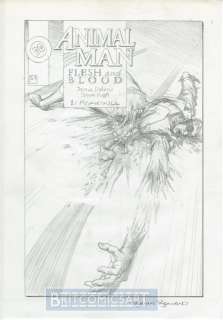 Brian Bolland | Animal Man 51 Cover Prelim By Brian Bolland Roadkill Issue 51 Page 0 | BritComicsArt