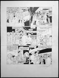 Renaud | Planche originale (p.28)  - Jessica Blandy Tome 23  - La Chambre 27 | Catawiki