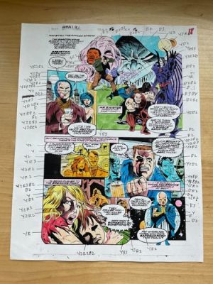 WHAT IF #46 ART original comic COLOR GUIDE 1993 WATCHER MR SINISTER MARVEL | eBay US (Buy It Now)
