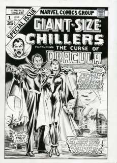 Michael Bair | Giant Size Chillers Homage Cover | Big Wow Art