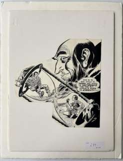Joe Kubert Unknown Subject Pen and Ink | Weiss Auctions