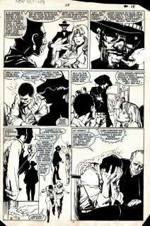 Bill Sienkiewicz - New Mutants #24 P 11 (Cloak & Dagger with Sunspot!) 1985