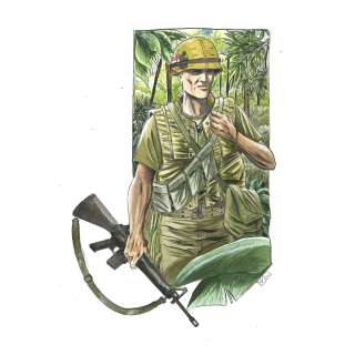 Koeniguer Michel (1971-2021) | Ensemble comprenant trois dessins : Dessin original en noir et blanc Deux dessins originaux en couleurs Signé 21 x 29,7... | HVMC