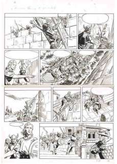 Funcken, Liliane & Fred - Original page (p.9) - Harald de Viking - Het rode eskader - (1961) | Catawiki