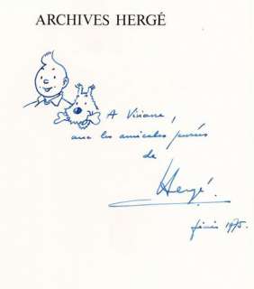Hergé | Archives Hergé Tome 1, agrémenté d’une superbe… | Septimus