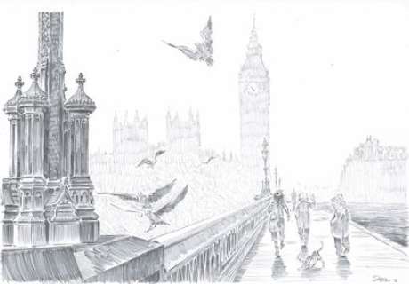 David Etien - lot 276 - Le monde des quatre de Baker Street, pages de gardes…