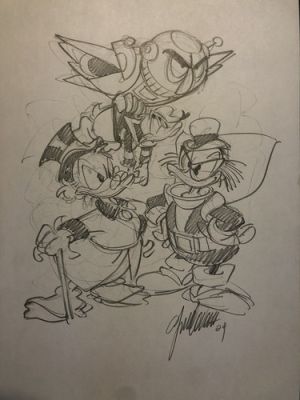 Mickey Mouse - Donald - Scrooge Uncle - Disney - Cavazzano - Original | eBay Europe