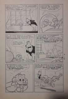 Scarpa, Romano - original plate Topolino no. 692 "Paperino e l’elettroperositÃ " (1969) | Catawiki