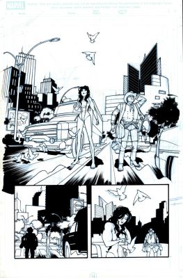 Juan Bobillo - She-Hulk #5 P 4 (Title Splash with She-Hulk & the 2 Gun Kid !) 2005