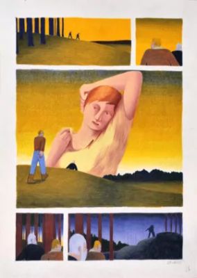 Pierre Dawance | Pour qui sonne le glas | La Galerie de la Bande Dessinée