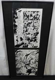 Kevin Smith’s Green Arrow Issue #5 Pages 21 & 22 - Framed Original Comic Art | Bodnars Auction