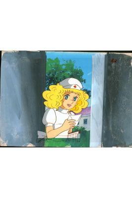Lot 80 - After Yumiko Igarashi (born 1950) - Kyoko Mizuki (born 1949) Toei Animation – 1976 Candy Candy Production celluloid… | Piasa