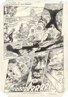 Steve Bissette - Saga of the Swamp Thing #24 p10 (Signed)