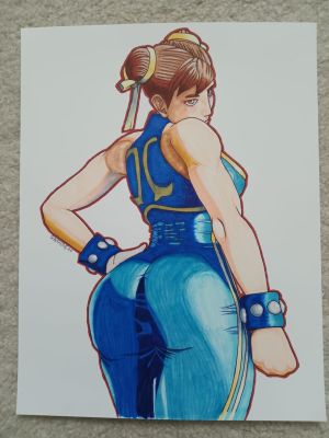 Baroneg85 | Chun-Li Pin Up Artwork | Raremarq (Buy It Now)