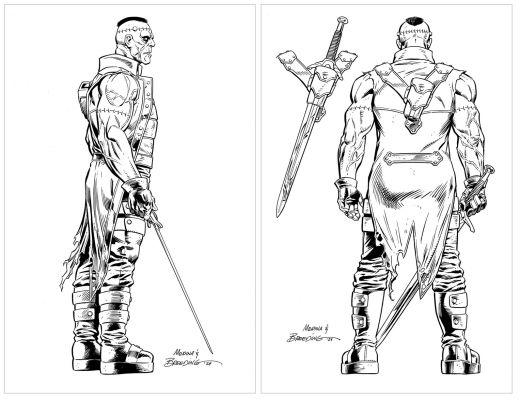 Brett Breeding Medina | Eric Frankenstein - Creature Commandos - Turn Around Art | Catskill Comics