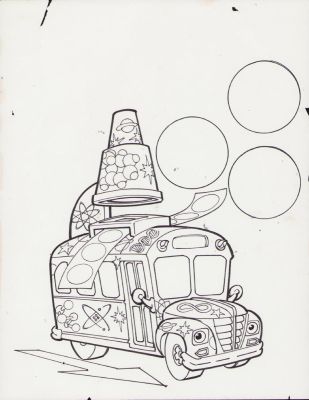Art Nichols | Art Nichols - Ice Cream Truck Sketch | Anthony’s Comic Book Art