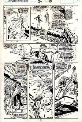 Al Milgrom, Don Heck | Avengers Spotlight #36 P 24 (Hawkeye, Mockingbird, U.S. Agent!) 1990 | Romitaman