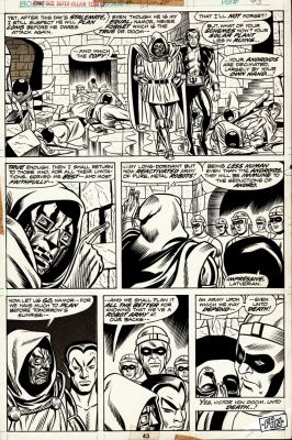 Mike Sekowsky, Sam Grainger | Giant-Size Super-Villain Team-Up #2 Last Pg (Dr Doom in Every Panel, Subby in 5 of 6 Panels!) 1975 | Romitaman