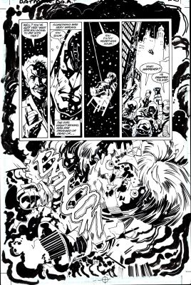 Bob Hall | Batman: Doa #1 P 26 (Batman And the Joker Battling As the Joker Throws a Roped Up Child Off a Building!!) 1999 | Romitaman