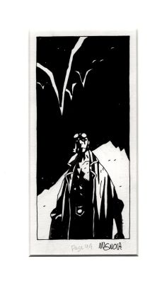 Mike Mignola | Hellboy Bones of Giants P 49 Pinup (2001) | Romitaman