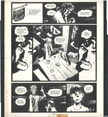 Tim Sale | Tim Sale Theives’ World Art - Excellent Page Issue Thieves’ World Page 63 | Koch Comic Art