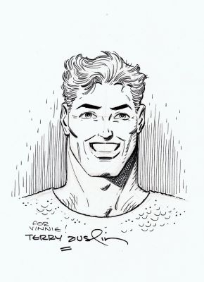 Terry Austin | Aquaman Pinup | Romitaman