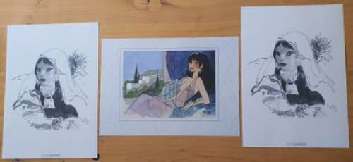 Will | Lot de 3 ex-libris, TL, 21x29,7cm. "Les femmes de WILLâ€¦"… | Geneva Auctions