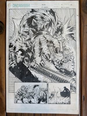 Jim Cheung / Don Hillsman II SCION #4 Original Art Page 21 CrossGen 2000