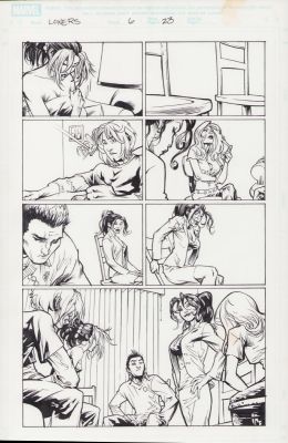 Karl Moline | Loners #6 Pg.23 - Interior Page - 2007 | Anthony’s Comic Book Art