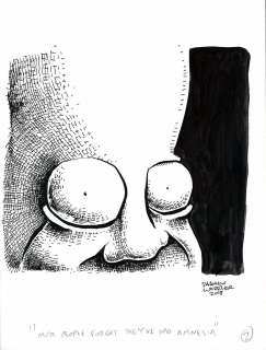 Shannon Wheeler - too much coffee man - gag panel - #2