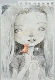 Tony Sandoval | The Red Tyrex Girl 2015 | 2DGalleries