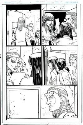 John Romita Jr., Klaus Janson | Action Comics #1027 P 3 (Lois Lane Being Interrogated By the Fbi At the Daily Planet!) 2020 | Romitaman