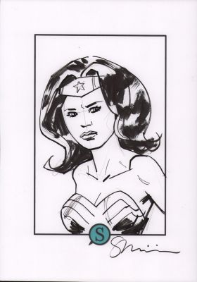 Sean Phillips | Wonder Woman Commission - Signed | Anthony’s Comic Book Art