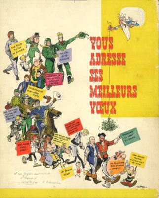 Lot 181 - UDERZO (1927-2020). Magazine pilote n°270. Couverture originale couleur.