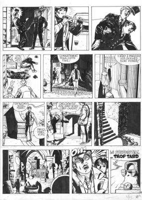 Dodier Alain | Planche originale 42 du tome 1 de JEROME K. JEROME BLOCHE - L’ombre qui tue - | Galerie Napoléon