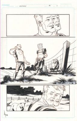 Jason Howard | Astounding Wolfman Issue 19 Page 01 | Splash Page