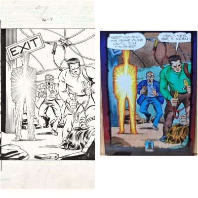 Steve Ditko | Ditko, Steve - Dark Dominion #0 Comic Book Card 73 Art Jim Shooter 1993 | Cool Lines Art