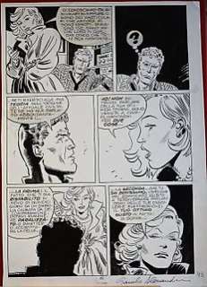 Alessandrini, Giancarlo - Original plate for Martin Mystere no.  1 (1982) 