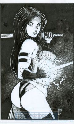 Arthur Adams | Psylocke By Arthur Adams | BritComicsArt