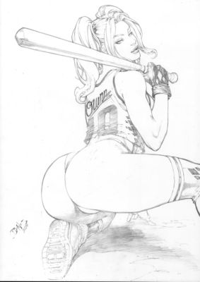Ed Benes | Harley Quinn - 11"x17" Pencil | Ed Benes
