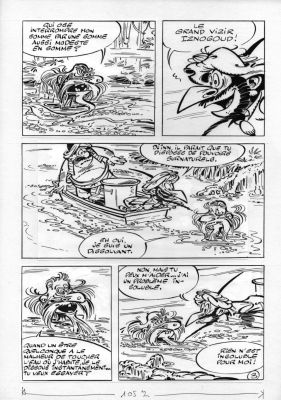 Tabary Jean | Planche originale 3 pour Iznogoud édition de poche de Jean Tabary | Galerie Napoléon