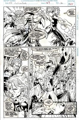 Herb Trimpe | Fantastic Four Unlimited #9 P 36 (The Ff & Hulk Get Ready For Battle!) 1993 | Romitaman