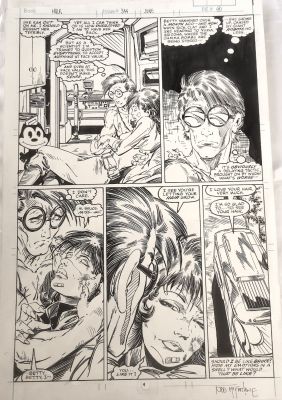 Todd McFarlane | McFarlane, Todd - Incredible Hulk #344 Pg Banner Reunites W/ an Mj Style Betty (Later Red See-Hulk) + Felix the Cat 1988 | Cool Lines Art