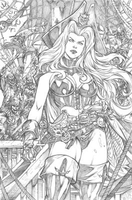 Alisson Rodrigues | Lady Death: Pirate Queen Page 01 | ComiConArt
