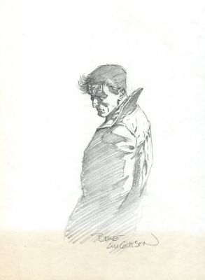 Bernie Wrightson | Marvel Knights Sketchbook #1 Published Punisher Drawing (1991) | Romitaman