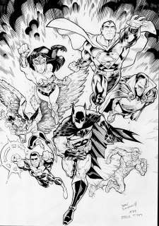 Domenech Sergi - Justice League Adventures | Corner4art Auctions