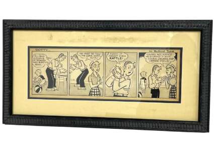 BUFORD TUNE "DOTTY" ORIGINAL COMIC STRIP ART | misc / divers