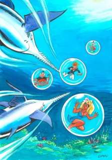 Dany. Illustration originale Olivier Rameau | BDEnchères